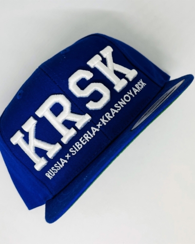 ЯЛК Снепбек дет 6-12 “KRSK” (голубой, вышивка белый)