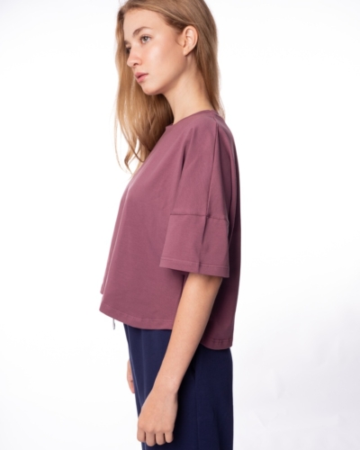 КАРТЕЛЬБ / футболка оверсайз / Gora / слива