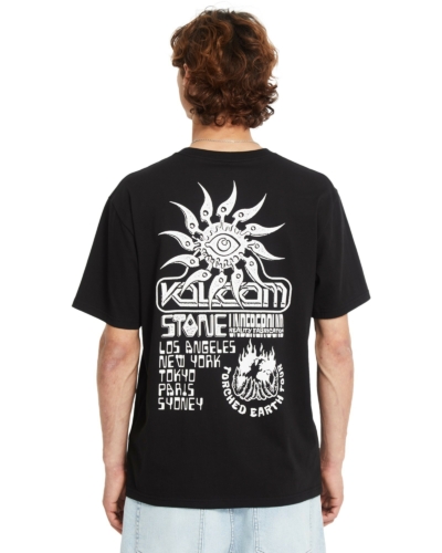 VOLCOM футболка A3512555 REALITYFAB BSC SST BLACK