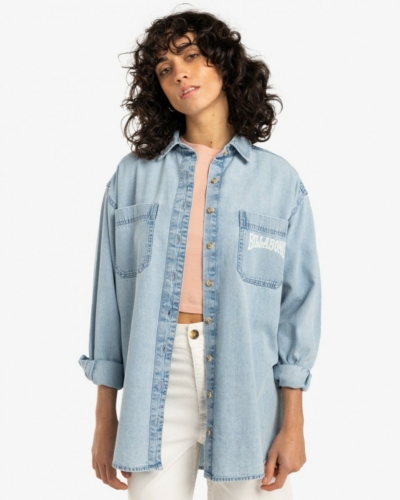 BILLABONG EBJWT00115 / DOWN THE COAST / рубашка / NAVY BLUE