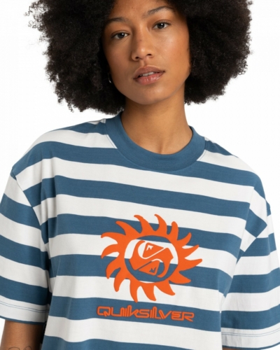 QUIKSILVER EQWZT03186 / Boyfriend / футболка / NAVY BLUE