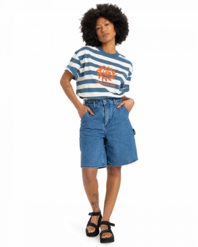 QUIKSILVER EQWZT03186 / Boyfriend / футболка / NAVY BLUE