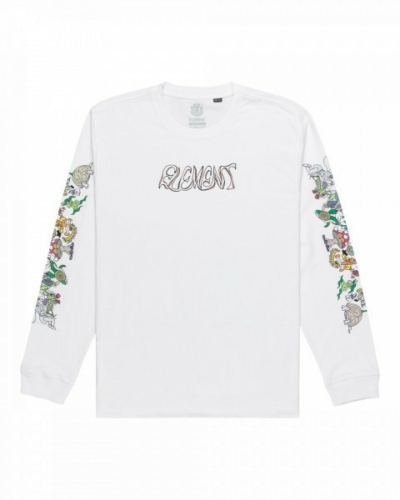 ELEMENT ELYZT00514 / PEOPLE / футболка с длинным рукавом / WHITE