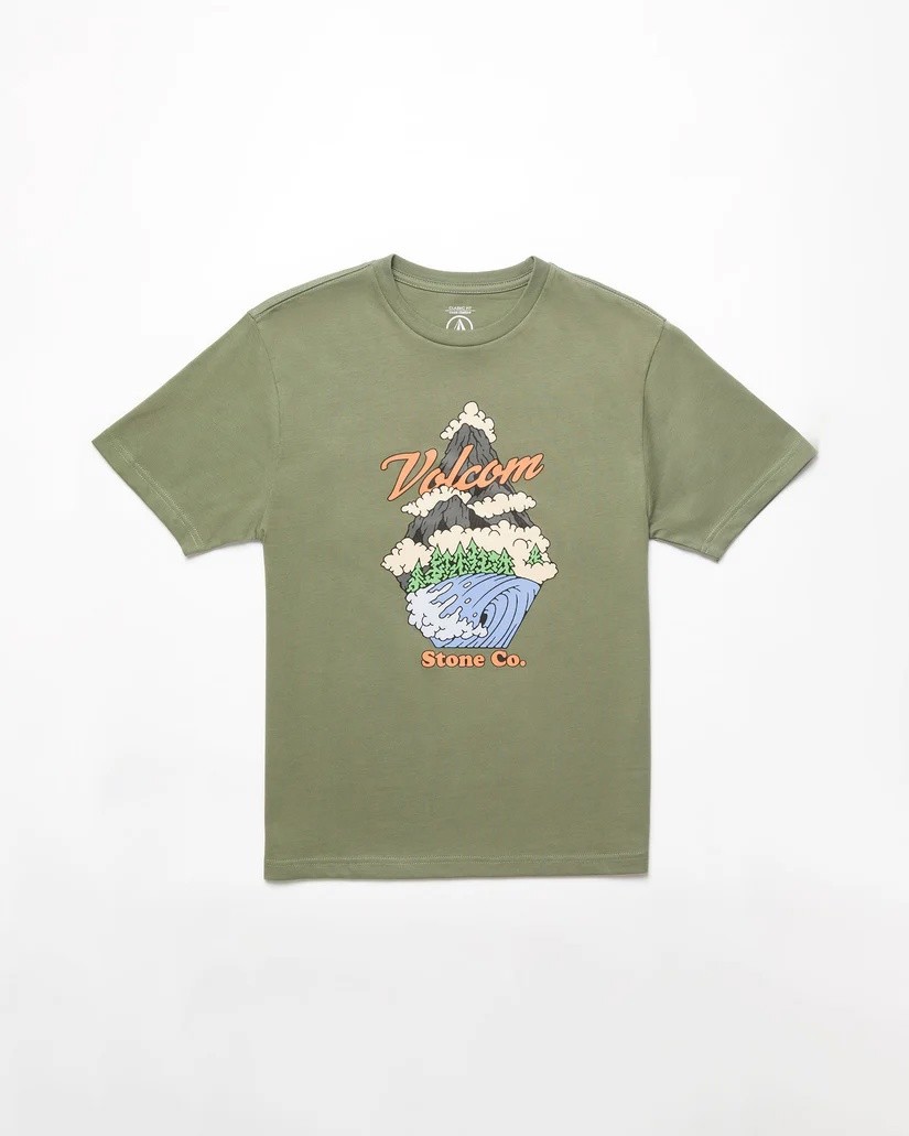 VOLCOM футболка дет HA412V BB PNW SST LIGHT OLIVE