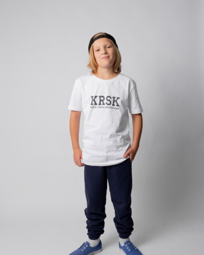 ЯЛК Футболка “KRSK” / белый / подростк