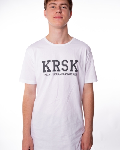 ЯЛК Футболка “KRSK” / белый / муж