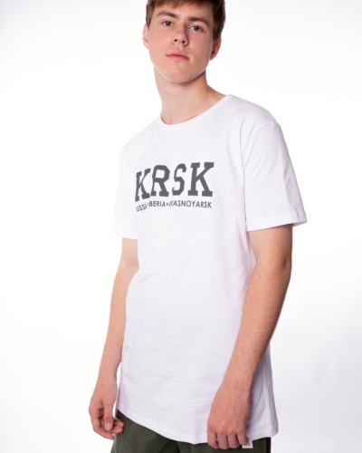 ЯЛК Футболка “KRSK” / белый / муж