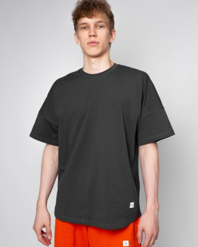 КАРТЕЛЬБ / футболка оверсайз / Gora / графит / муж