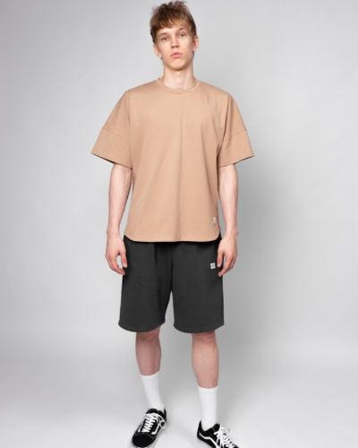 КАРТЕЛЬБ / футболка оверсайз / Gora / беж / муж