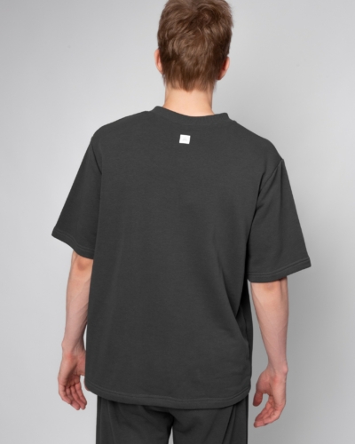 КАРТЕЛЬБ / Футболка Сёрф Горы Волна / Light / графит