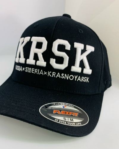 ЯЛК Бейсболка “KRSK” 6277 (черный, вышивка белый) дет 2/6