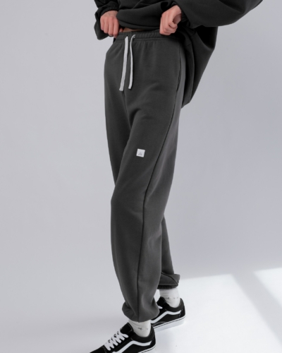 КАРТЕЛЬБ / Брюки широкие / Surf wide / Light / темно серый / жен