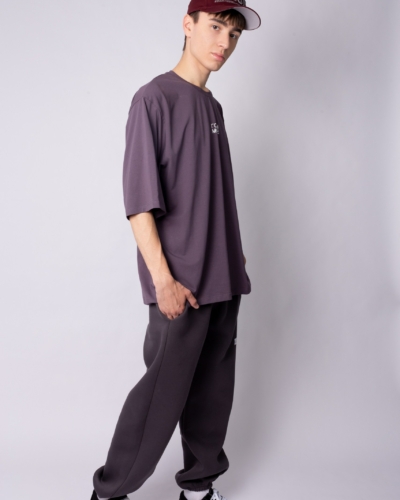 КАРТЕЛЬБ / Футболка оверсайз / Big ГОРЫ МОРЕ / лаванда темный / муж