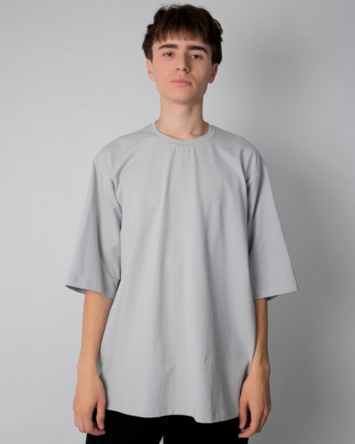КАРТЕЛЬБ / Футболка оверсайз / Big / серый светлый / муж