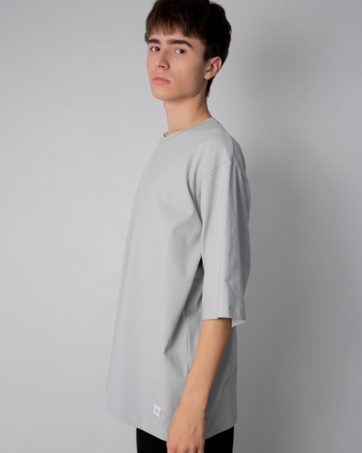 КАРТЕЛЬБ / Футболка оверсайз / Big / серый светлый / муж