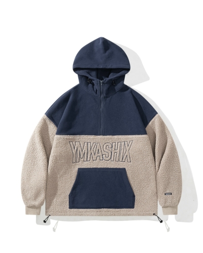 YSH Худи YMKASHIX Little Lamb серый / темно синий