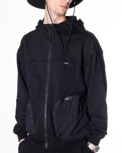 Толстовка CIAY Flash back zip blk