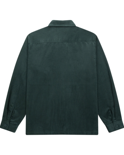 YSH Рубашка YMKASHIX Velvet Button темно изумрудный