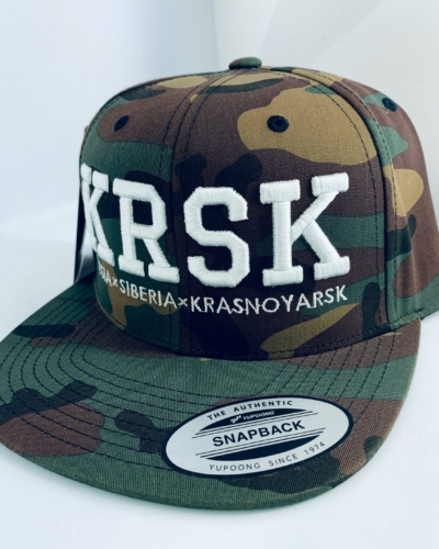 ЯЛК Снепбек “KRSK” 6089CAMO (камуфляж зеленый, вышивка белый)