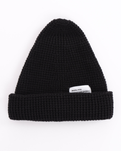 Якорь / шапка Вафелька черная