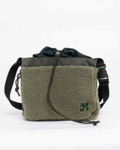 Якорь / сборка мини зеленая шерпа / зеленый нейлон