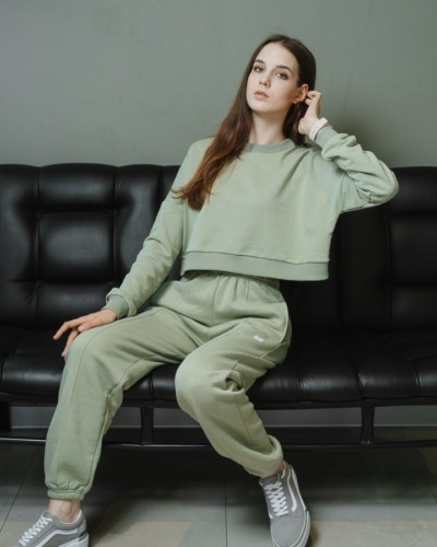 КАРТЕЛЬБ / Брюки со строчкой / Surf спорт / Light / шалфей