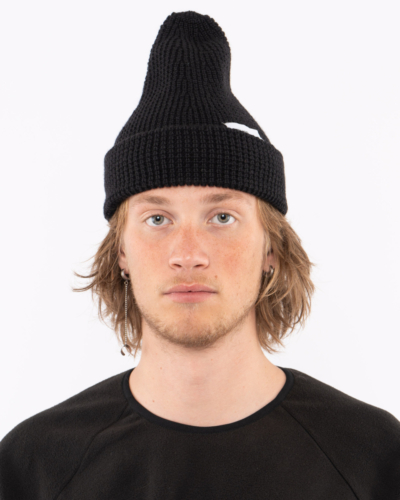 Якорь / шапка Вафелька черная