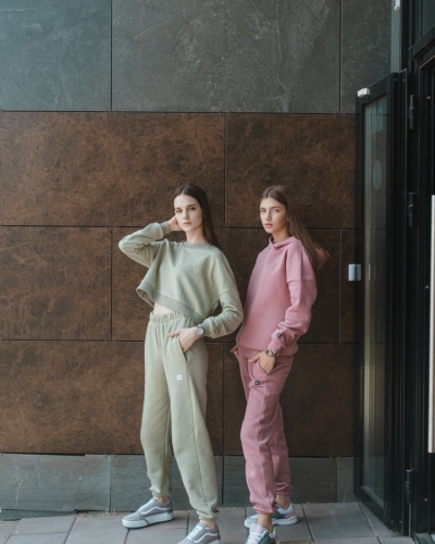 КАРТЕЛЬБ / Брюки со строчкой / Surf спорт / Light / шалфей