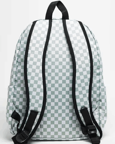 VANS рюкзак VN000H4XEMW1 Old Skool Check Backpac Gray Olive