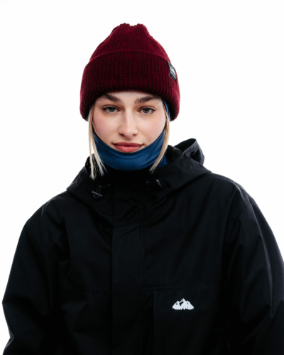 FarEastLocals Шапка CoverALL3 25% шерсть 75% акрил Бордовый