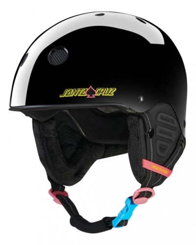 100046 Шлем Pro Tec LOW PRO SNOW HELMET SANTA CRUZ SIGNATURE GLOSS BLACK