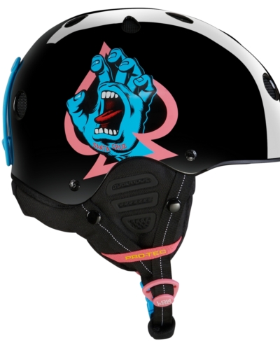 100046 Шлем Pro Tec LOW PRO SNOW HELMET SANTA CRUZ SIGNATURE GLOSS BLACK