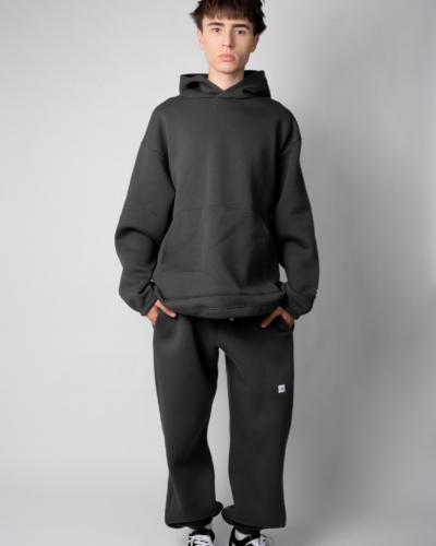 КАРТЕЛЬБ / Брюки широкие / Surf wide / темно серый / муж