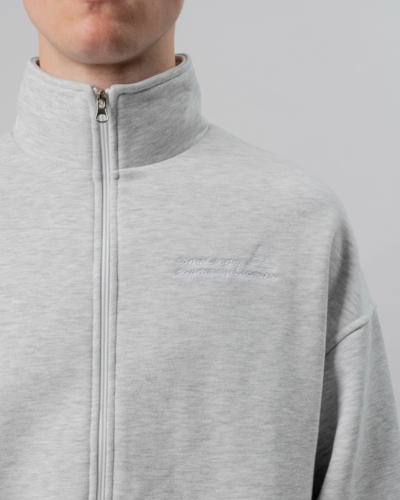 КАРТЕЛЬБ / Олимпийка / Light начес ГОРЫ МОРЕ / серый светлый меланж / муж