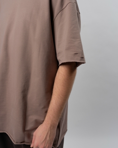 I’m from Siberia / футболка оверсайз “Изнанка” / бежевый