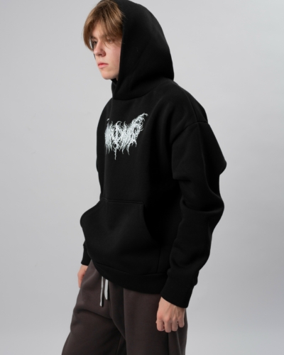 КАРТЕЛЬБ / Толстовка с карманом “Дикая Сибирь” Truth / черный / муж