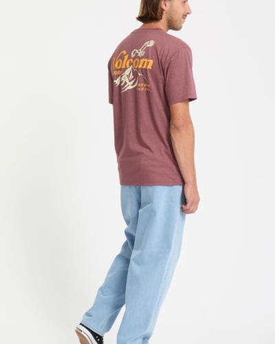 VOLCOM футболка муж A5732550 BACK COUNTRY HTH SST MERLOT