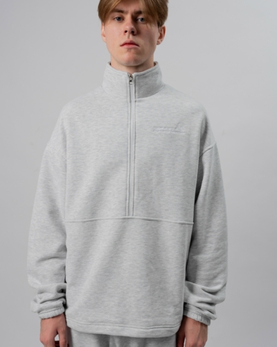 КАРТЕЛЬБ / Олимпийка / Light начес ГОРЫ МОРЕ / серый светлый меланж / муж