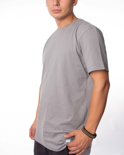 КАРТЕЛЬБ / футболка / mini logo / серый темный / муж