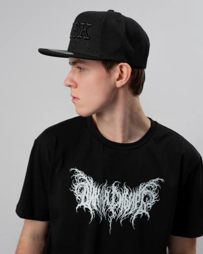 ЯЛК Снепбек “KRSK” (черный, вышивка черный)