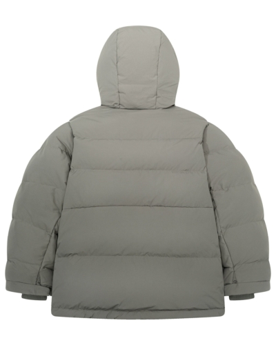 YSH Пуховик YMKASHIX HTF Logo серый