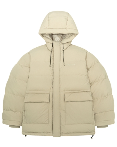 YSH Пуховик YMKASHIX HTF Logo песочный