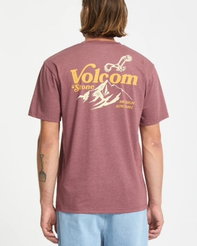 VOLCOM футболка муж A5732550 BACK COUNTRY HTH SST MERLOT