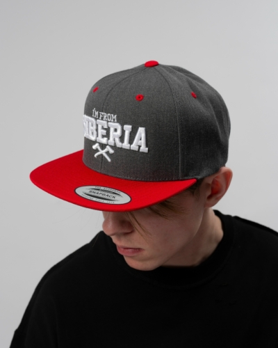 I’m from Siberia / кепка “IFS Axes” / темно серый / красный