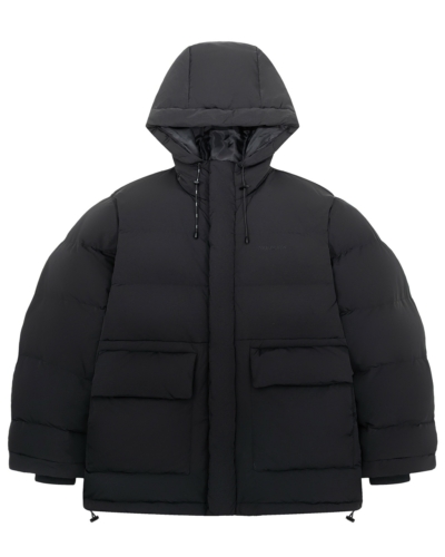 YSH Пуховик YMKASHIX HTF Logo черный