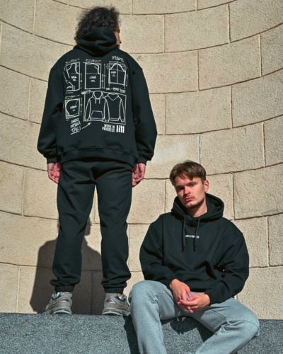 I’m from Siberia / толстовка оверсайз “Лекала” / черный