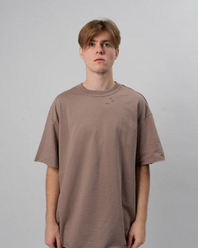 I’m from Siberia / футболка оверсайз “Изнанка” / бежевый