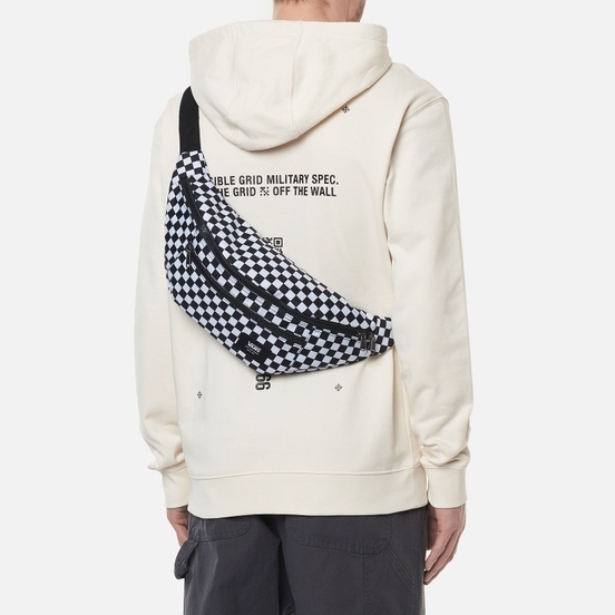 VANS сумка поясная VA2ZXXHU0 WARD CROSS BODY P BLACK/WHITE CHE — изображение 2
