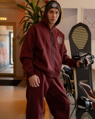 КАРТЕЛЬБ / Брюки широкие / Surf wide / портвейн / муж