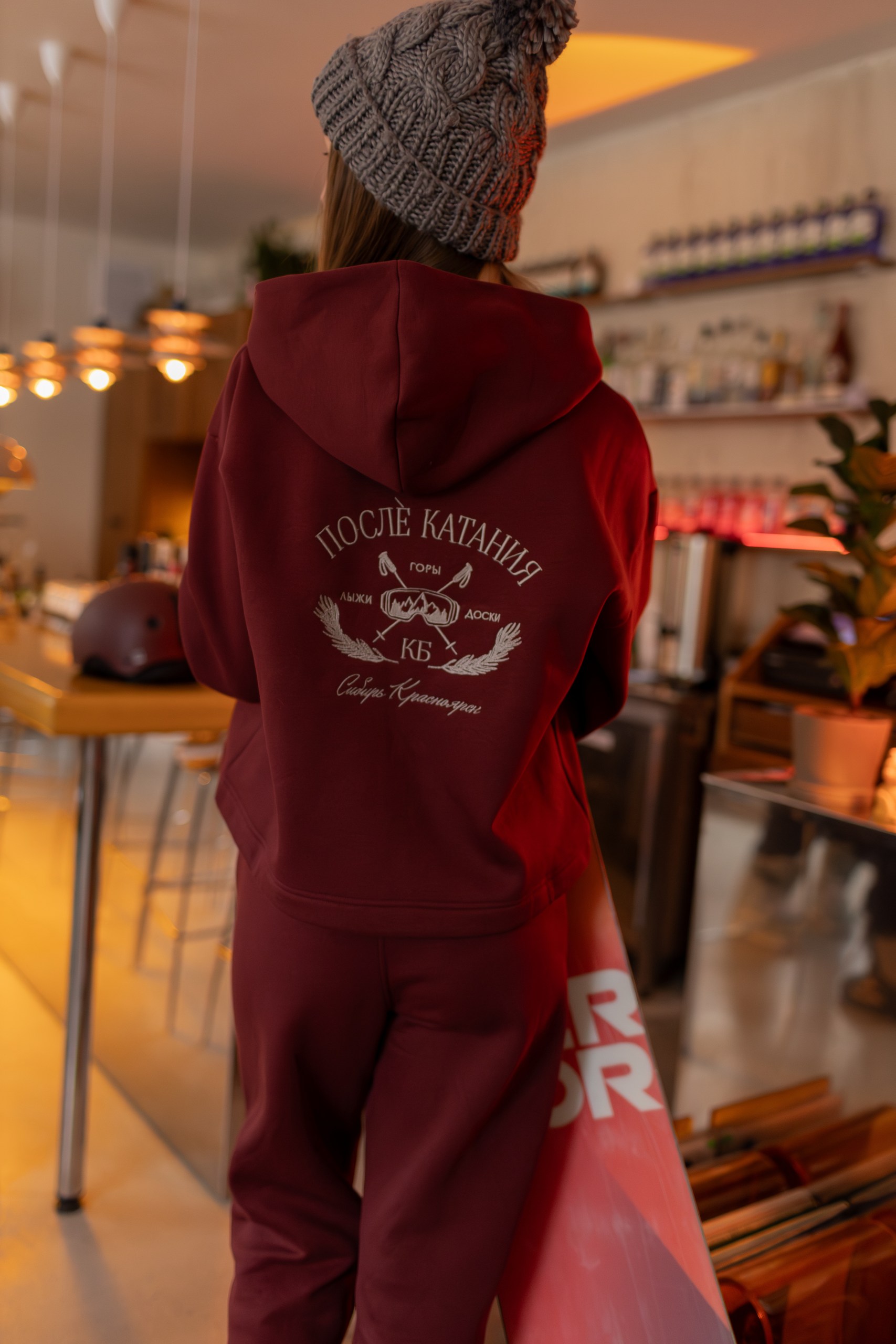 Костюм КАРТЕЛЬБ / Sopka ПОСЛЕ КАТАНИЯ / портвейн женский. Собери свой комплект — изображение 2